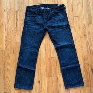 Diesel Safado Slim Straight Men's Dark Blue Jeans Button Fly Whiskering USA